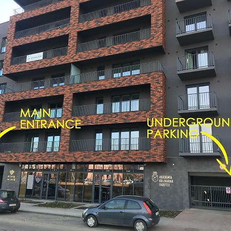 Navyblue Apartment Cracow Free Parking Tv Kraków Exteriör bild