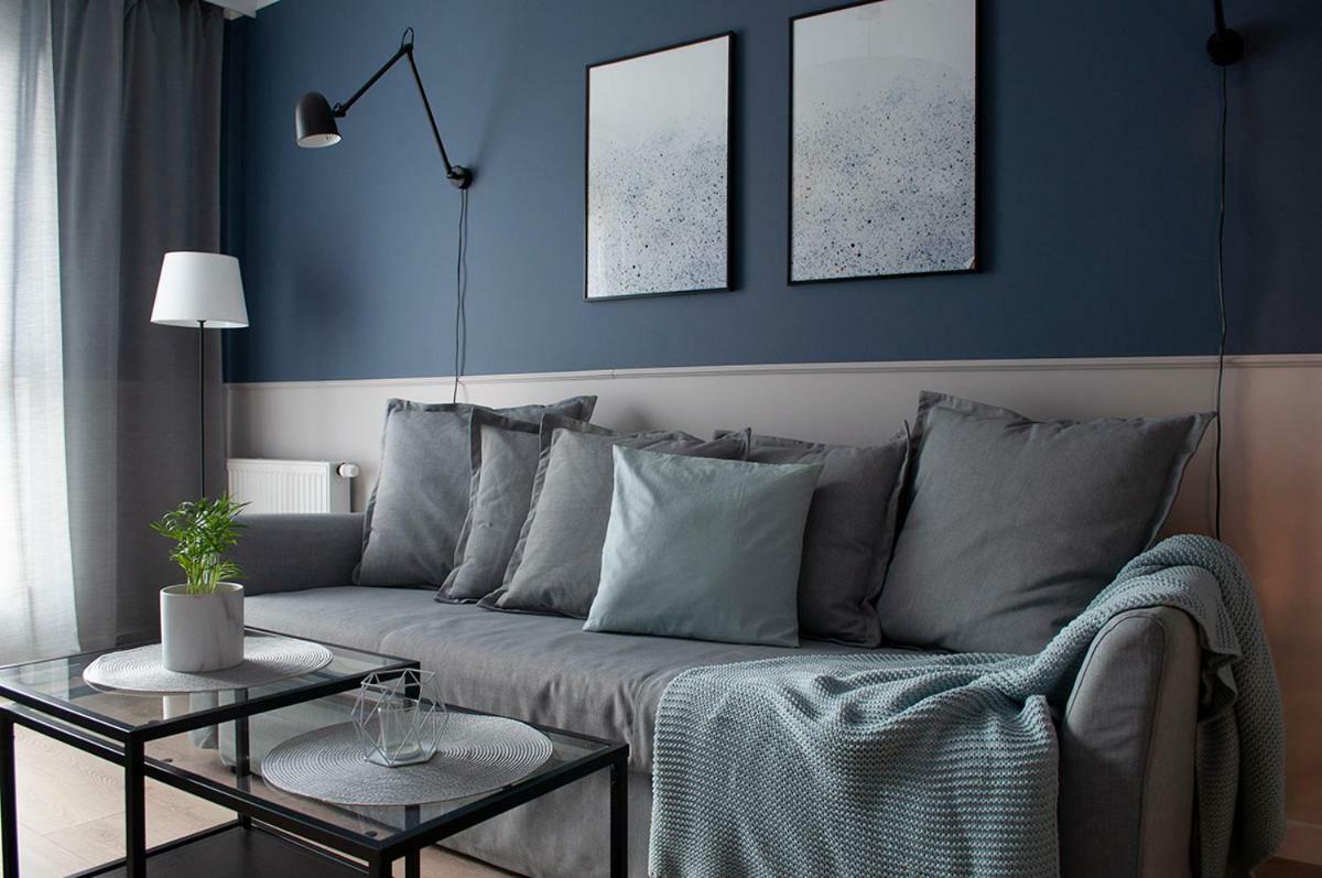 Navyblue Apartment Cracow Free Parking Tv Kraków Exteriör bild