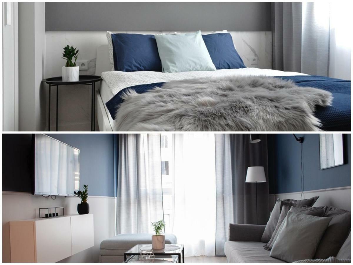 Navyblue Apartment Cracow Free Parking Tv Kraków Exteriör bild